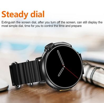 Смарт годинник Airplus Smart Watch Round Screen G9 Ultra Amoled Black фото