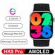Смарт годинник HK9 Pro Amoled екран українська мова Black фото 3
