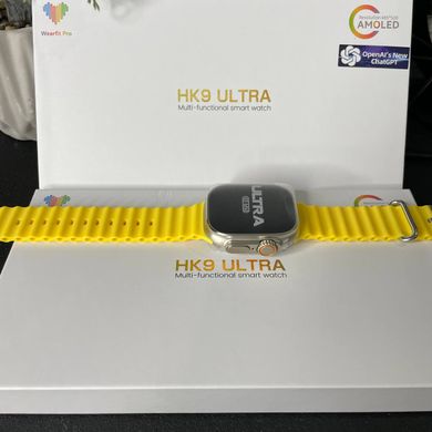 HK9 Ultra 49 mm Amoled Yellow Смарт годинник фото