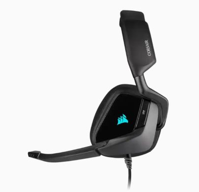 Гарнiтура Corsair Void RGB Elite USB Premium Gaming Headset with 7.1 Surround Sound Carbon (CA-9011203-EU) фото