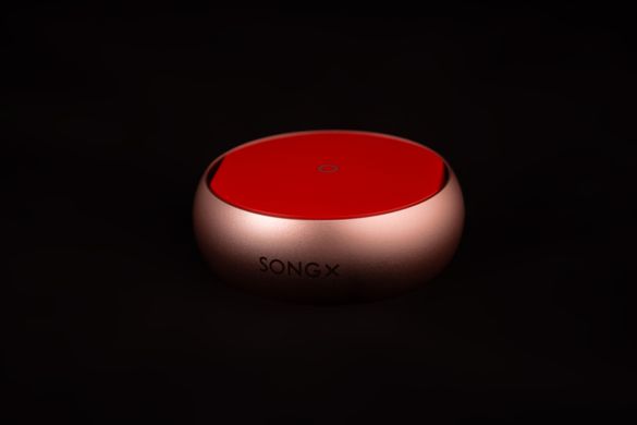Бездротові ваккумні навушники SongX SX06 Orange. фото