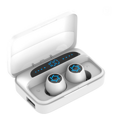 Бездротові сенсорні навушники AirPlus TWS S15 Mini White з функцією Power Bank. фото