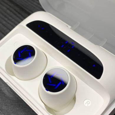 Бездротові сенсорні навушники AirPlus TWS S15 Mini White з функцією Power Bank. фото