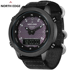 Тактичний годинник годинник North Edge Evoque на сонячній енергії з компасом фото