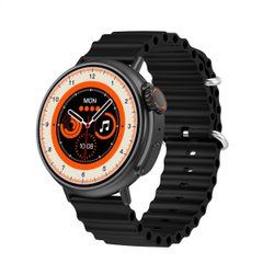 Смарт годинник Airplus Smart Watch Round Screen G9 Ultra Amoled Black фото