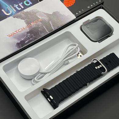 Смарт-годинник Airplus Smart Watch 9 Series GS9 ULTRA Black 41mm фото