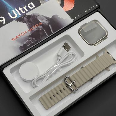 Смарт-годинник Airplus Smart Watch 9 Series GS9 ULTRA Silver 41mm фото