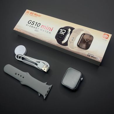 Смарт годинник GS10 Mini 42мм українська мова Silver фото
