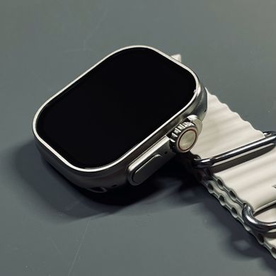 Абсолютно новий смарт-годинник AMOLED HW69 Utra 2 49 мм (series 9) Silver фото