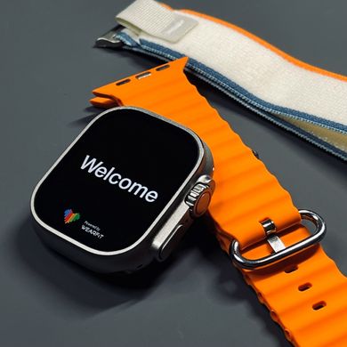 Абсолютно новий смарт-годинник AMOLED HW69 Utra 2 49 мм (series 9) Orange фото