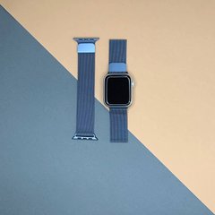Ремінець міланська петля колір темно-синій для смарт-годинників розмір 42/44. фото