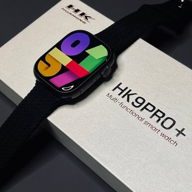 Смарт-годинник HK9 (Gen3) Pro Plus OLED екран українська мова Black фото