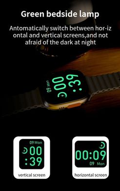 Смарт годинник Airplus Smart Watch 8 Series GS8 ULTRA Black фото