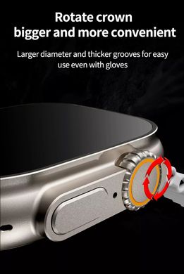Смарт годинник Airplus Smart Watch 8 Series GS8 ULTRA Black 41mm фото