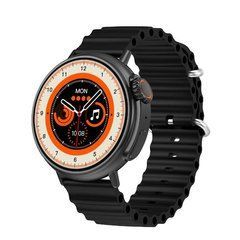 Круглий смарт-годинник Smart Watch GS Round Screen G9 Ultra Amoled Black фото