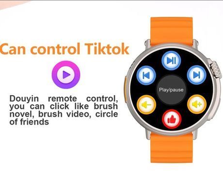 Круглий смарт-годинник Smart Watch GS Round Screen G9 Ultra Amoled Gold фото