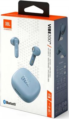 Bluetooth-гарнітура JBL Vibe 300TWS Blue (JBLV300TWSBLUEU) фото