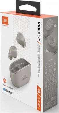 Bluetooth-гарнітура JBL Vibe 100TWS Ivory (JBLV100TWSIVREU) фото