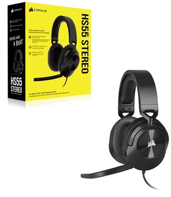 Гарнiтура Corsair HS55 Stereo Headset Carbon (CA-9011260-EU) фото