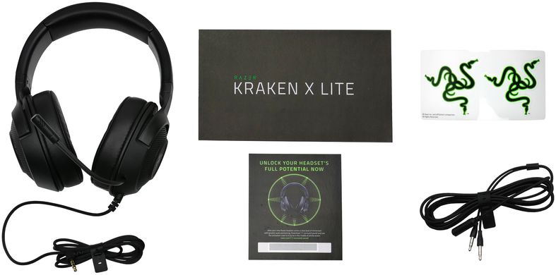Гарнітура Razer Kraken X Lite Black (RZ04-02950100-R381) фото