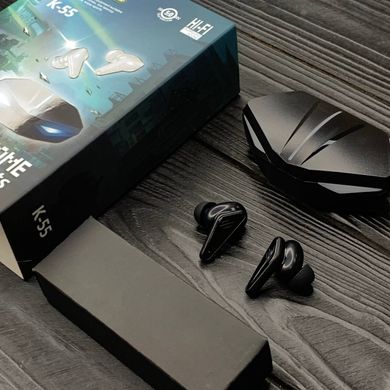 Бездротові геймерскі навушники AirPlus TWS K55. Вакуумні Bluetooth навушники затичкі. фото
