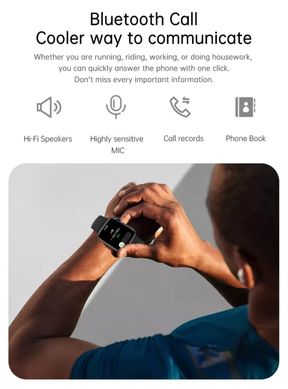 Смарт годинник 8 Series Smart Watch Airplus GS8 mini Black фото